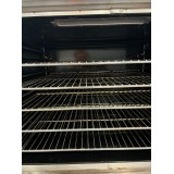 USED BAKERS PRIDE DOUBLE STACK GAS OVEN 
