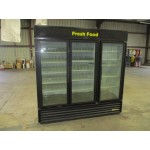 USED TRUE 3 DOOR COMMERCIAL MERCHANDISER REFRIGERATOR MODEL GDM-72