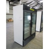 USED TRUE 2 DOOR COMMERCIAL MERCHANDISER REFRIGERATOR MODEL GDM-49-LD
