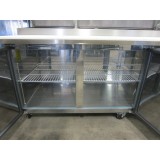 BRAND NEW IKON IPP94 94" THREE DOOR REFRIGERATED PIZZA PREP TABLE BRAND NEW IKON IPP94 94