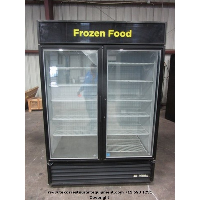 Used merchandiser freezer top