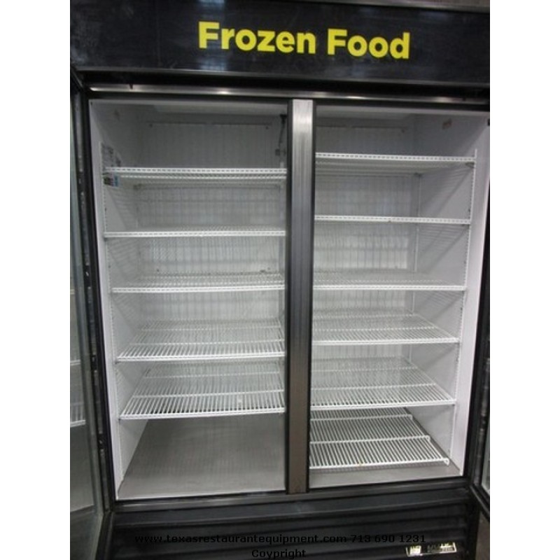 USED TRUE 2 DOOR FREEZER MERCHANDISER GDM49FLD Texas Restaurant
