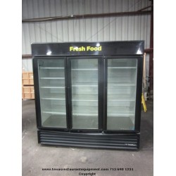 USED TRUE 3 DOOR REFRIGERATOR MERCHANDISER GDM-72