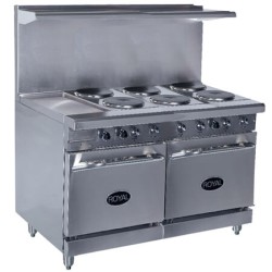 Royal Range 48" Restaurant Electric Range: RRE-6GT12