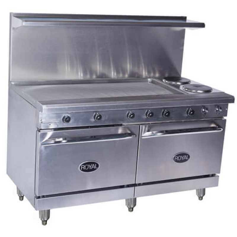 Royal Range 60" Restaurant Electric Range RRE2GT48 Texas Restaurant Equipment
