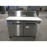 FLOOR MODEL DUKERS DSP48-12-S2 SANDWICH PREP TABLE